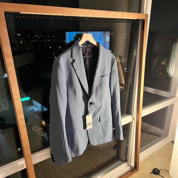 Blue Stylish Zara Coat